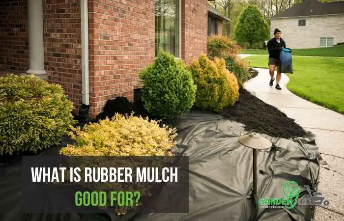 What is rubber mulch good for?