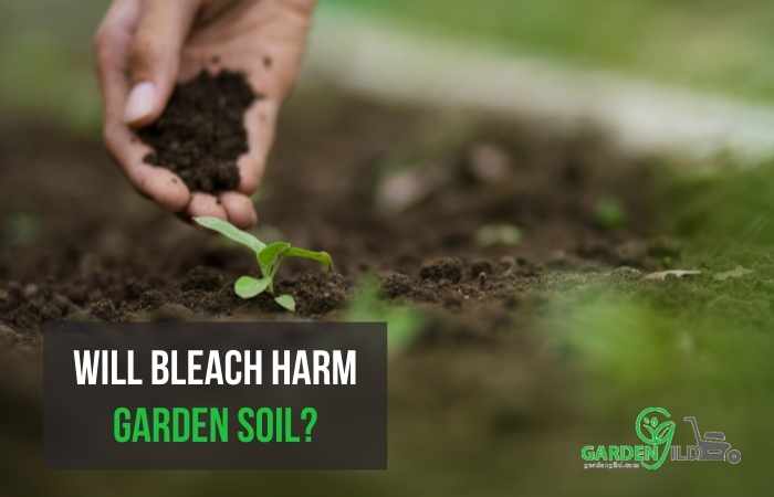 Will bleach harm garden soil?
